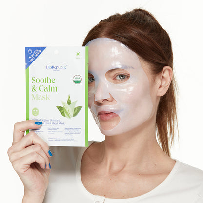 BioRepublic’s Soothe and Calm Organic Facial Sheet Mask