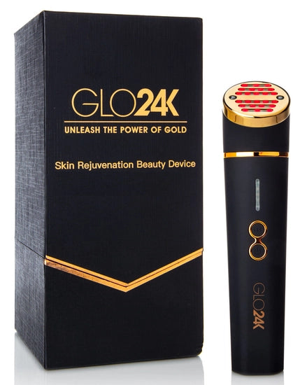 GLO24K Skin Rejuvenation LED Beauty Device Face 1pc - XQ