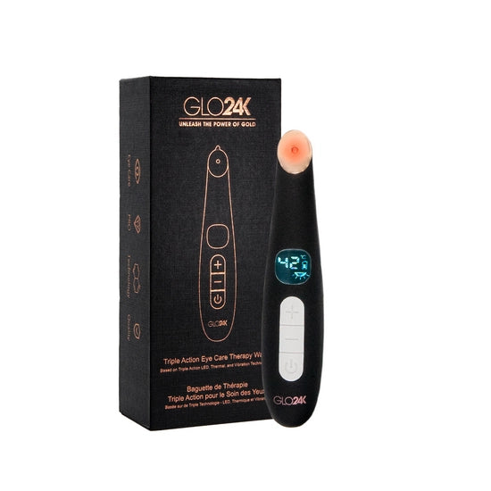 GLO24K Triple Action Eye Care Therapy Wand 1pc - XQ