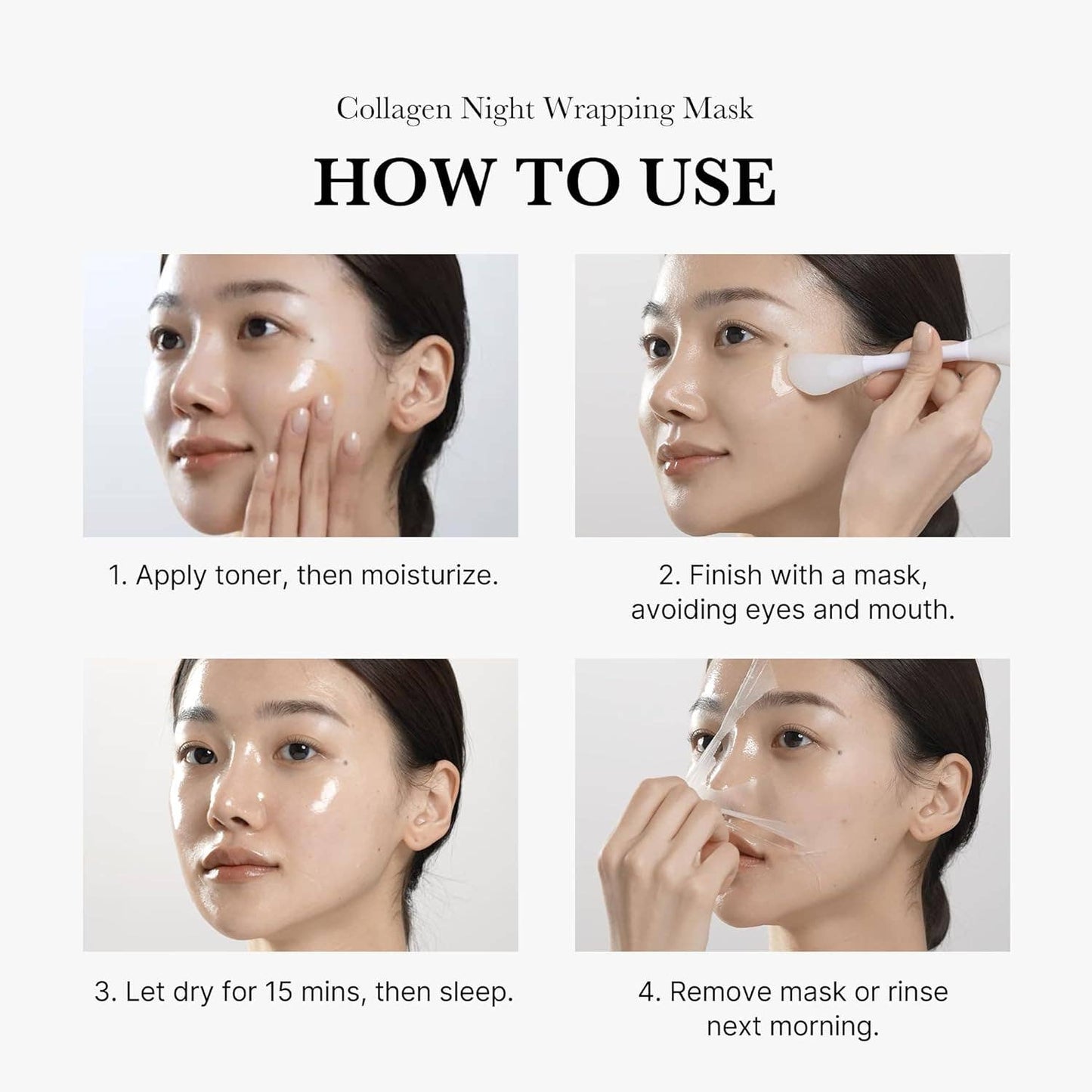 MEDICUBE Collagen Overnight Wrapping Peel Off Facial Mask 75ml - XQ