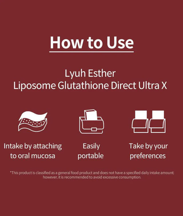 Esther Formula - Liposome Glutathione Direct Ultra X Transdermal Film - XQ-Shop