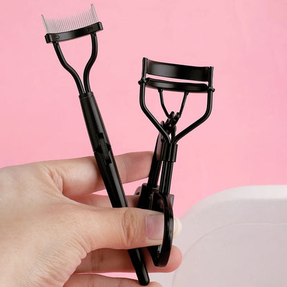 Stainless Steel Eyelash Comb & Curler Combo - XQ-Shop