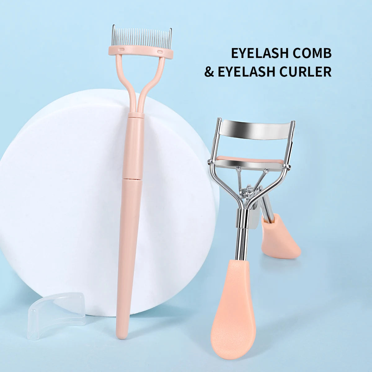 Stainless Steel Eyelash Comb & Curler Combo - XQ-Shop