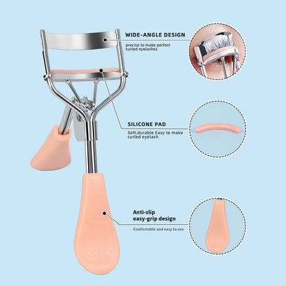 Stainless Steel Eyelash Comb & Curler Combo - XQ-Shop