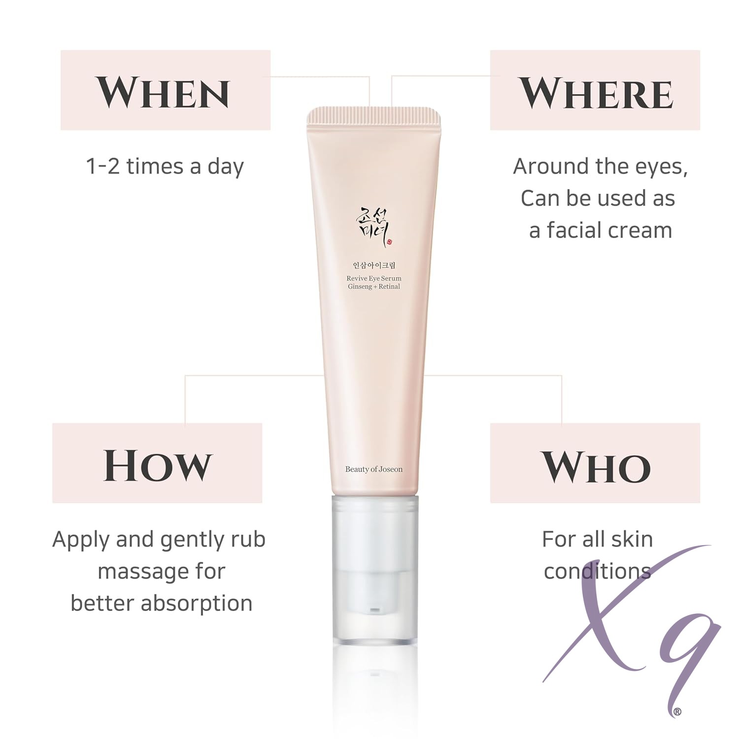Beauty of Joseon - Revive Eye Serum w. Ginseng + Retinal 30ml Xq-VIP