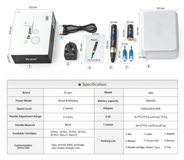Dr. Pen A8S Ultima Pro Microneedling Pen - Image 4
