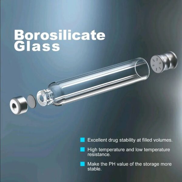 Empty Refillable Glass Vials Cartridges 3ml - Peptide Pen - Image 2