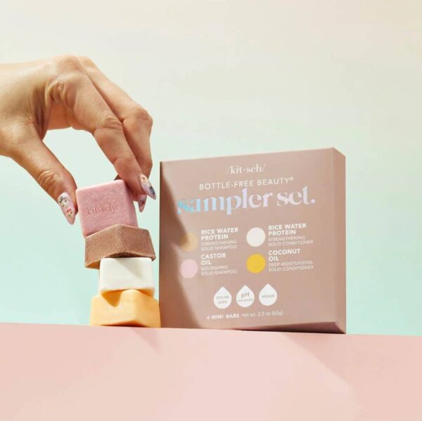 /kit•sch/ - Bottle-Free Beauty 4pc Sampler Set - Image 4