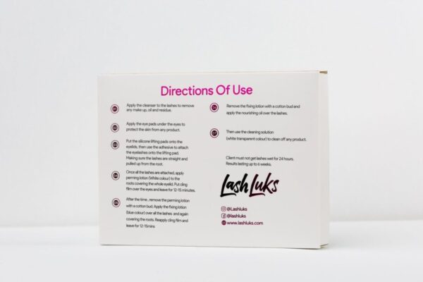 Lash Luks - Professional Eyelash Perm Kit - Image 3