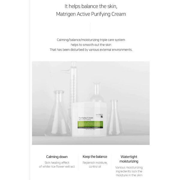 MATRIGEN Purifying Cream - Final Recovering Cream (400ml 13.6oz) - Image 2