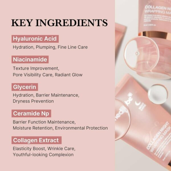 MEDICUBE Collagen Night Wrapping Peel Off Facial Mask (75ml) - Image 3