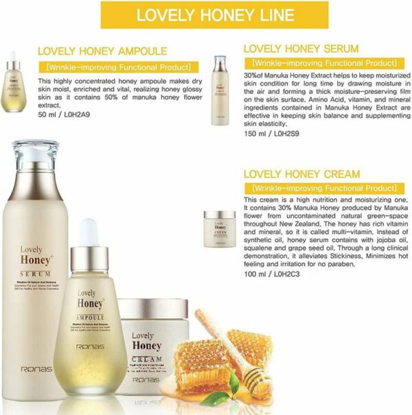 RONAS - Lovely Honey Cream 100ml - Image 3