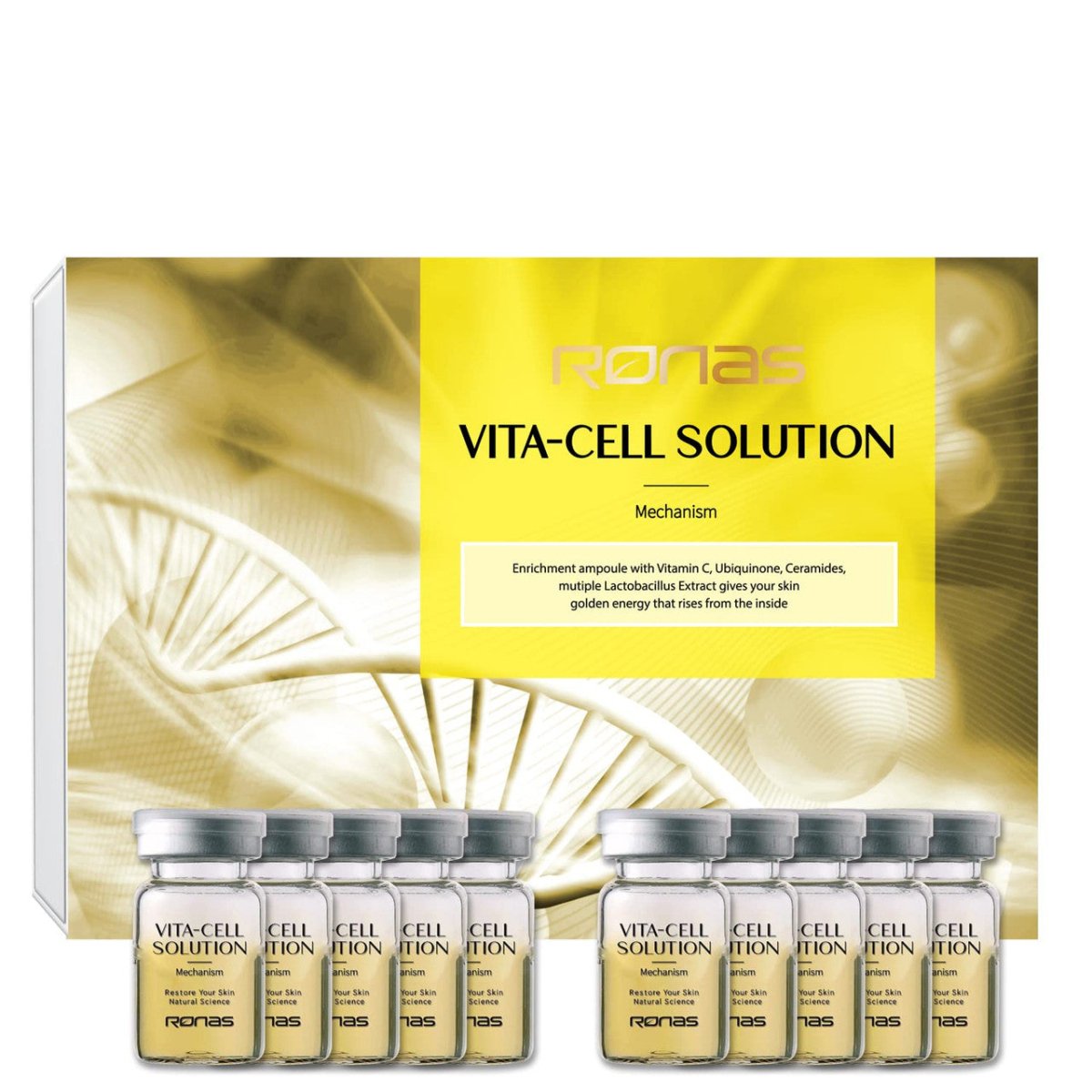 Ronas - Vita-Cell Solution (10 vials) 1Xq-VIP Ronas - Vita-Cell Solution (10 vials)