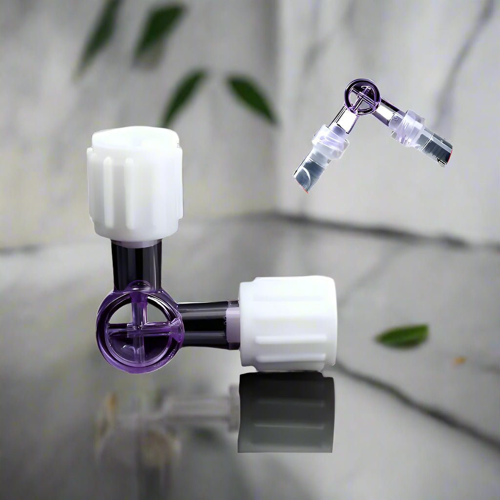 Sterile Luer Lock Syringe Connectors 4pcs 2Xq-VIP Sterile Luer Lock Syringe Connectors 4pcs - Image 2