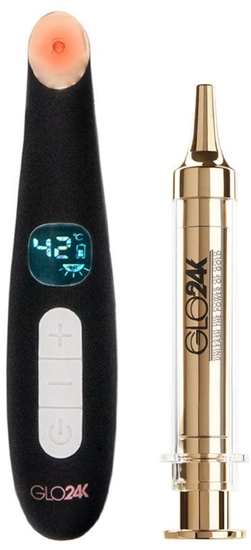 GLO24K - LED Eye Care Beauty Massager + 24k Express Facelift Cream․