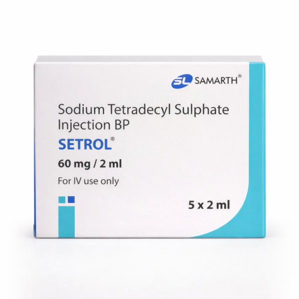 Setrol - Sodium Tetradecyl Sulphate Inj