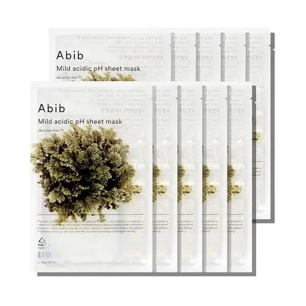 ABIB Mild acidic pH sheet mask Jericho fit 10 Sheets