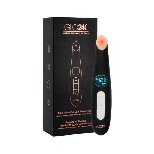 GLO24K Triple Action Eye Care Therapy Wand 1pc