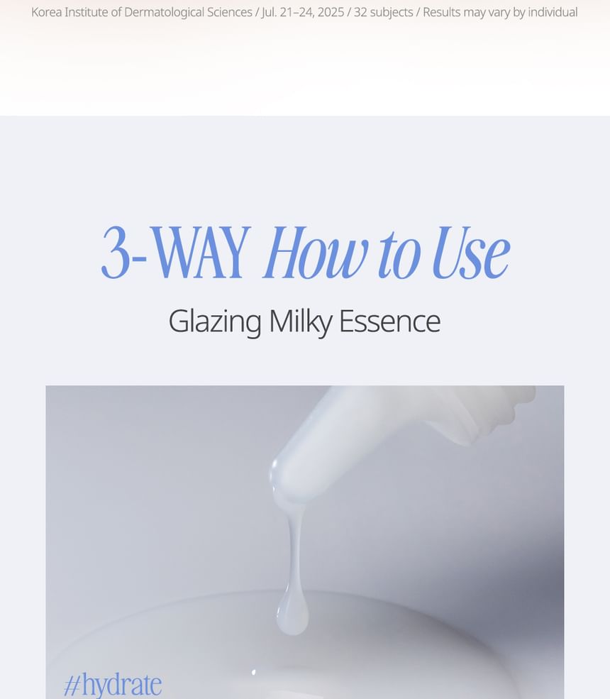 CLIO - Glazing Milky Essence 120ml Xq-VIP