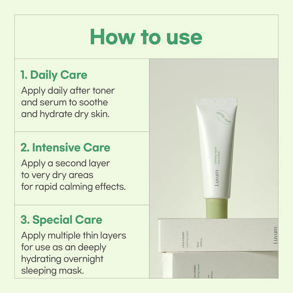 Luvum - Calming Repair Cica Cream 50ml - Image 4