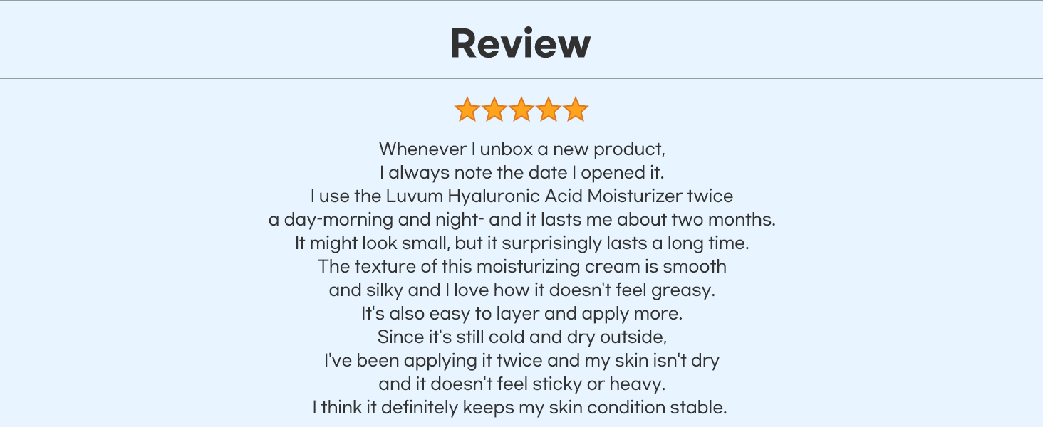 Luvum - Bamboo Hyaluronic Moisture Cream 150ml Xq-VIP