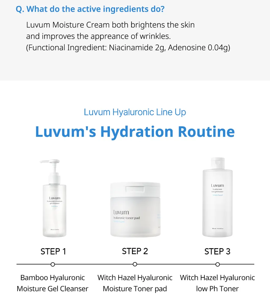 Luvum - Bamboo Hyaluronic Moisture Cream 150ml 30Xq-VIP Luvum - Bamboo Hyaluronic Moisture Cream 150ml Xq-VIP