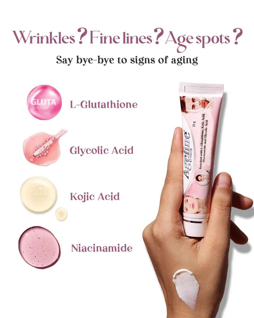 Agefine Glutathione Brightening Cream 20g Xq-VIP