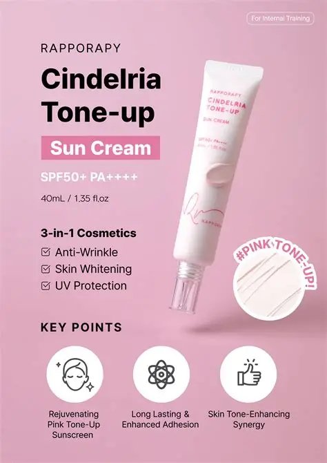 Rapporapy Cindelria Tone‑Up Sun Cream SPF50+ PA++++ Xq-VIP
