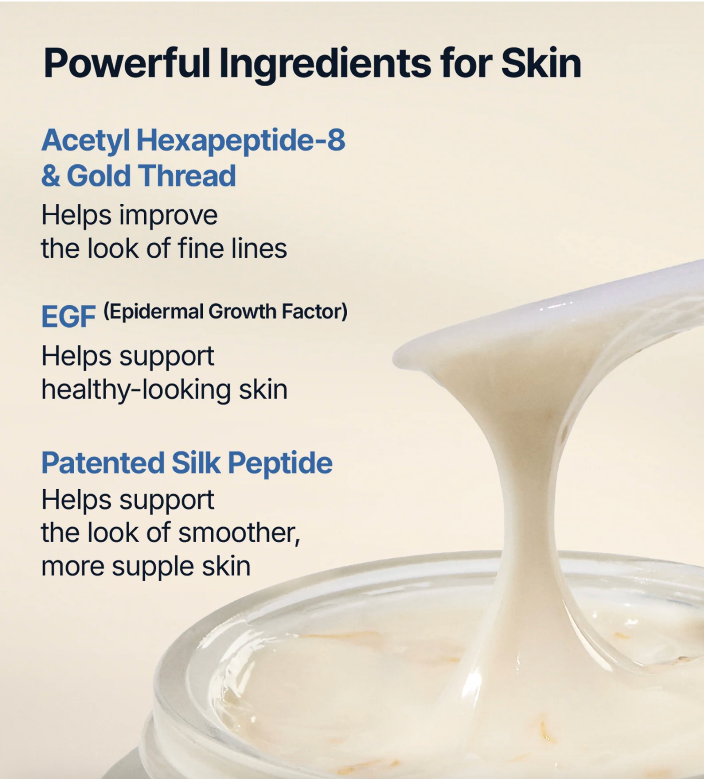 SUNGBOON EDITOR - Silk Peptide EGF Intensive Cream 50ml - Image 3