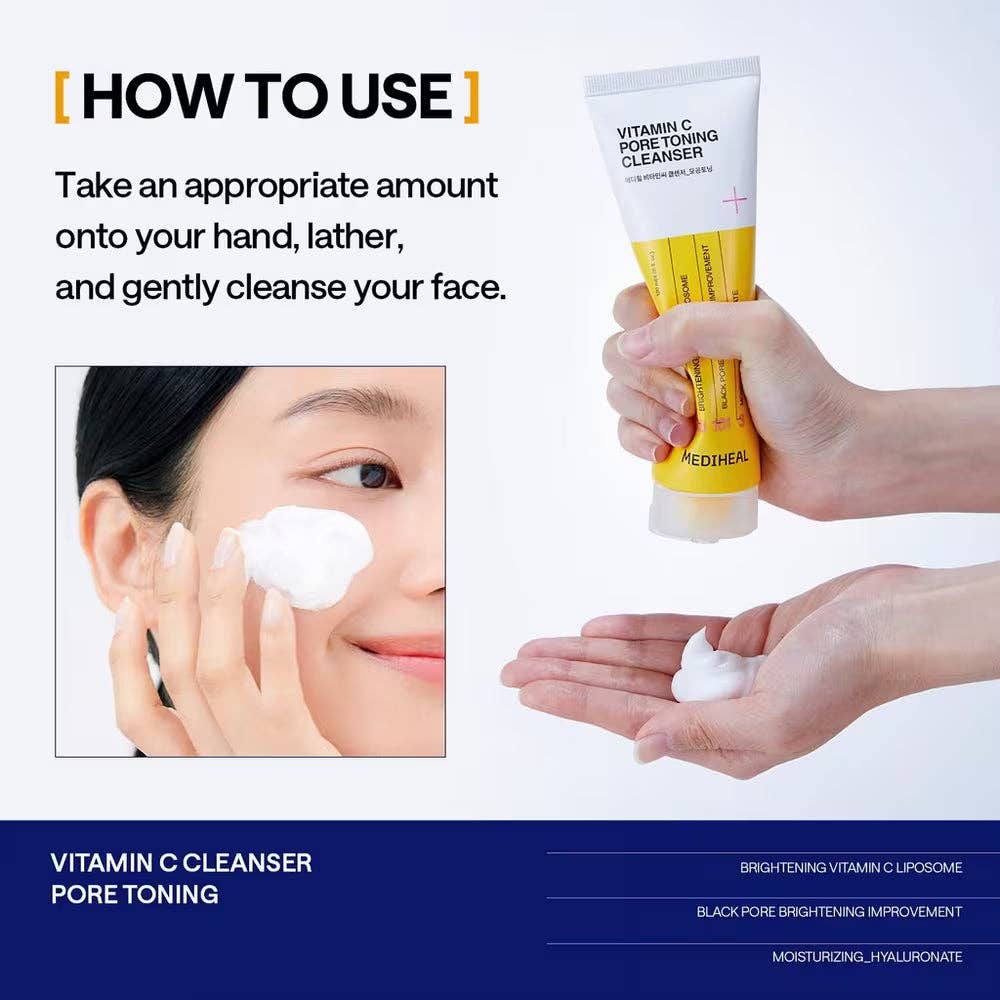 Mediheal Vitamin C Pore Toning Cleanser - Image 5