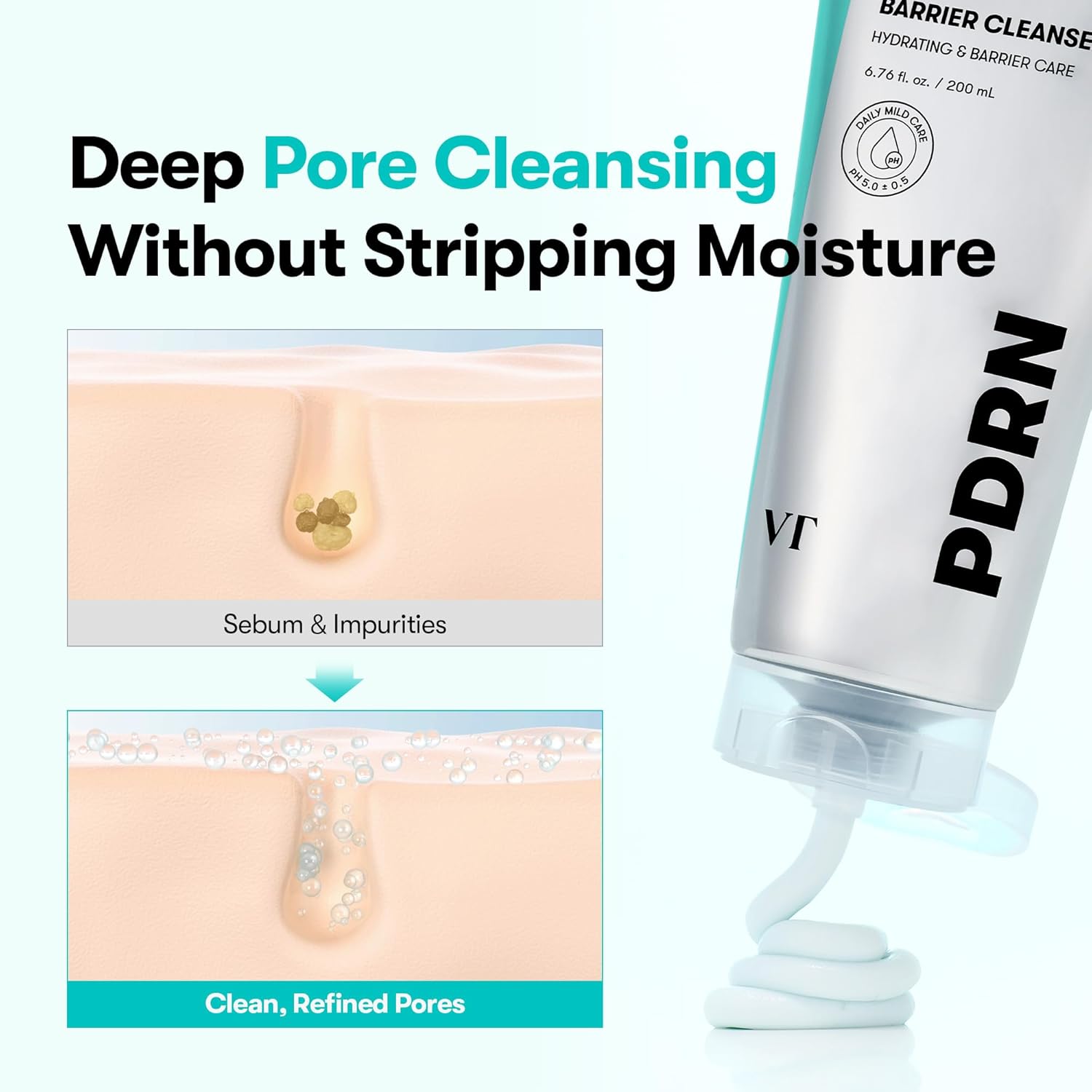 VT Cosmetics – Vegan PDRN Barrier Cleanser - Image 5