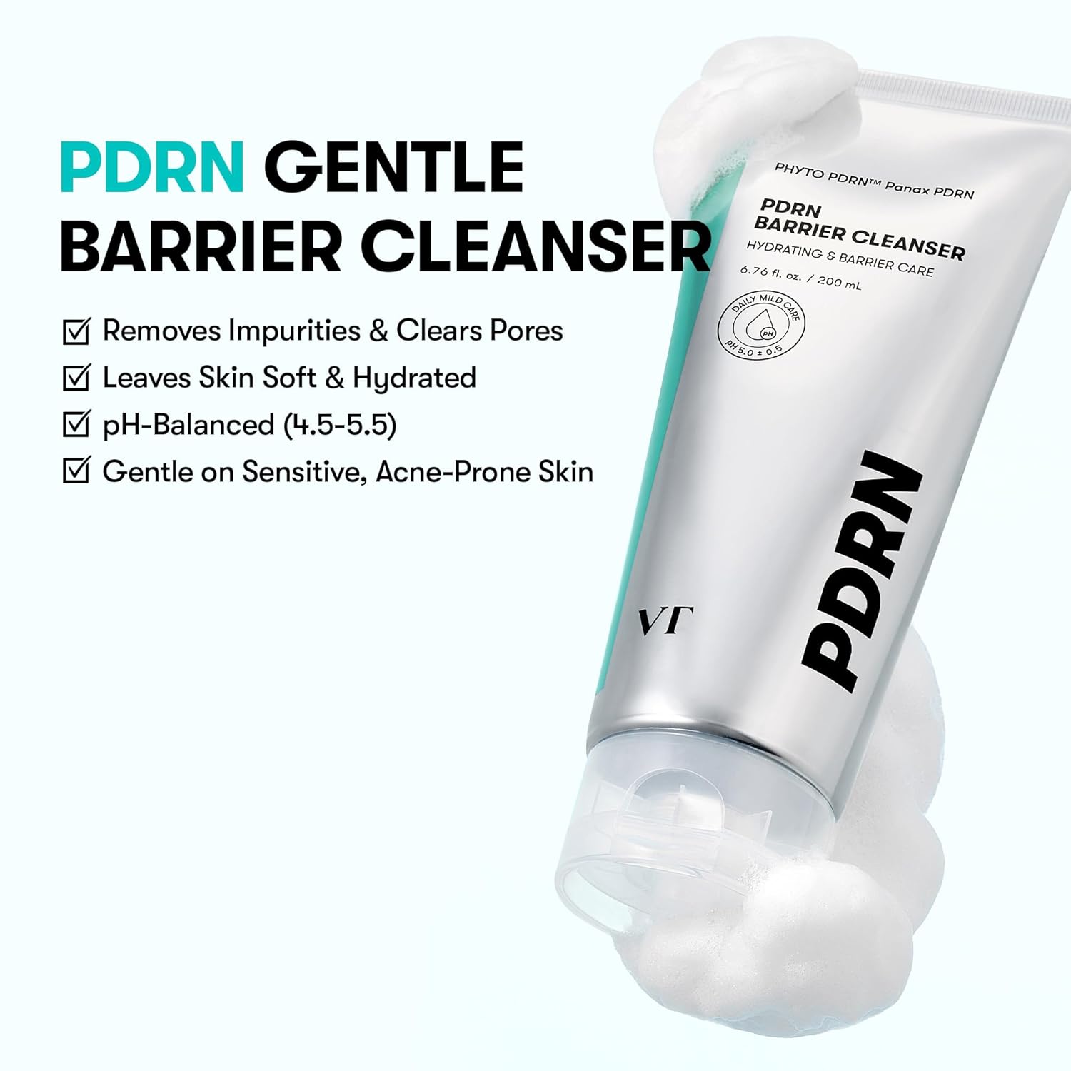 VT Cosmetics – Vegan PDRN Barrier Cleanser - Image 6