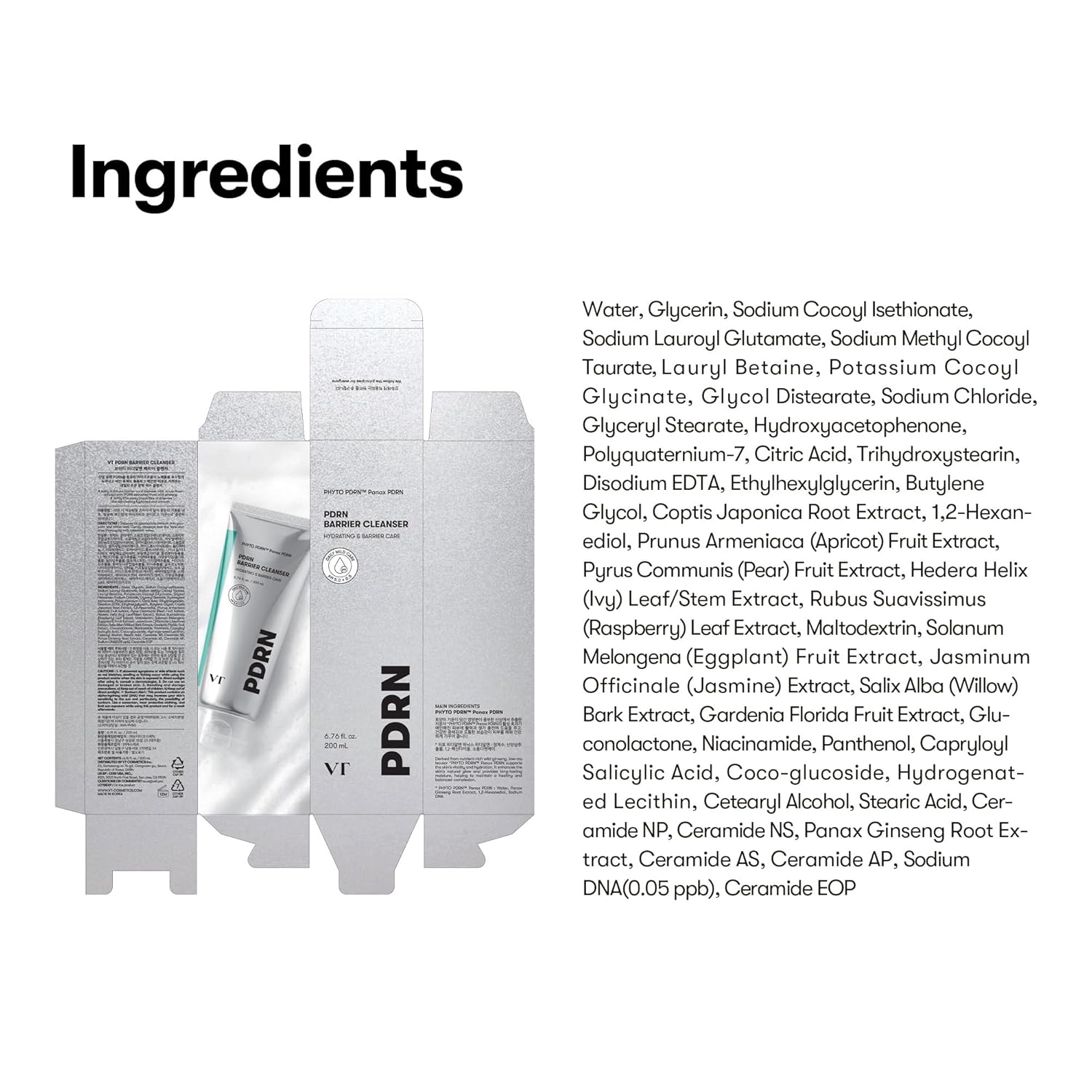 VT Cosmetics – Vegan PDRN Barrier Cleanser - Image 8