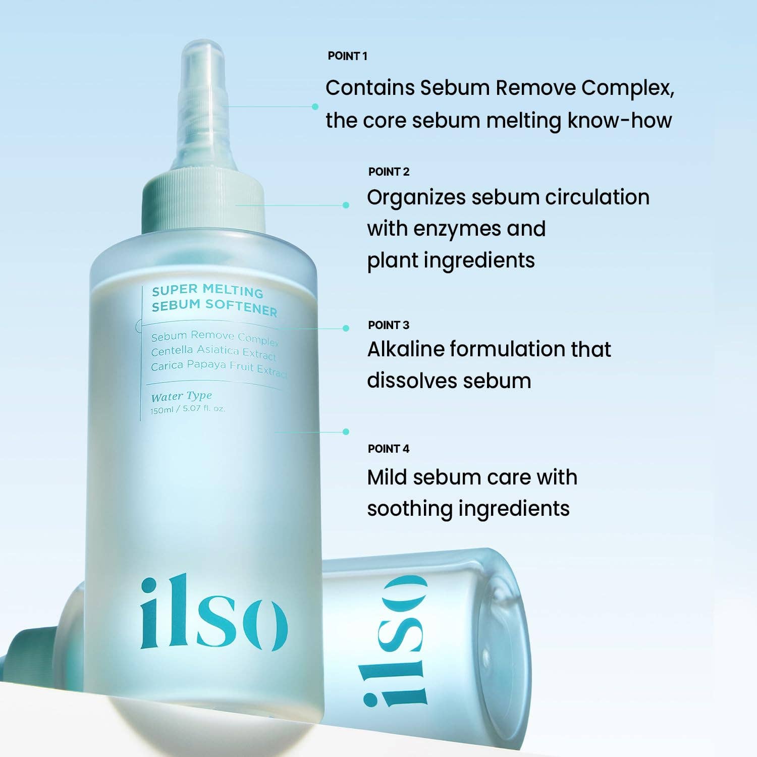 ilso - Super Melting Sebum Softener + Cotton Pad Set - Image 3